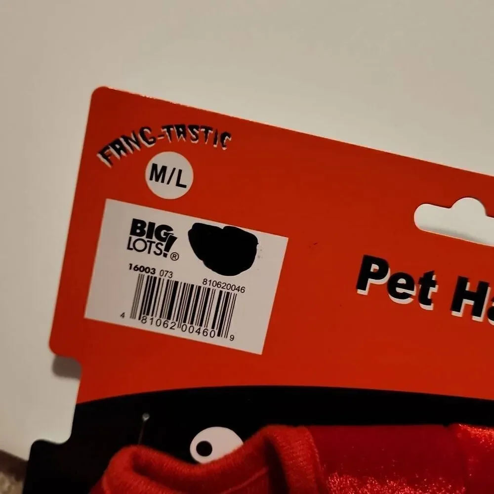 Fang-Tastic Lobster Pet Hat Size Med/Large NWT